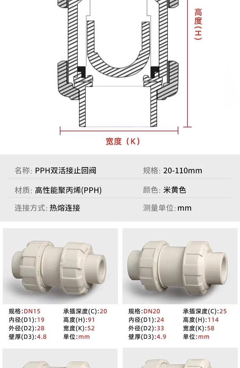 PPH双由令止回阀(图6)