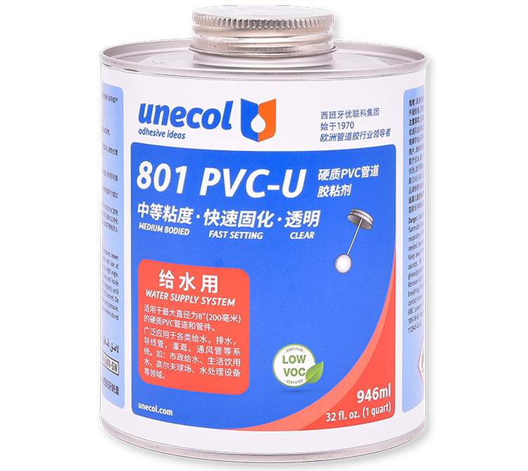 优联科unecol801胶水  801PVC-U透明